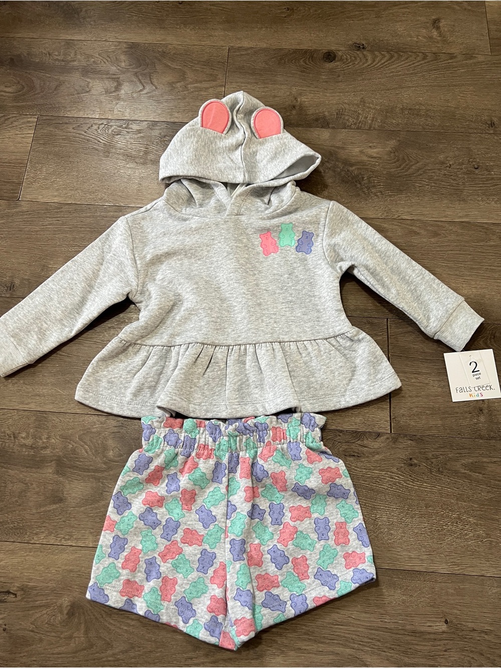 Falls Creek Pullover Hoodie & Short Set Size 18 Months New